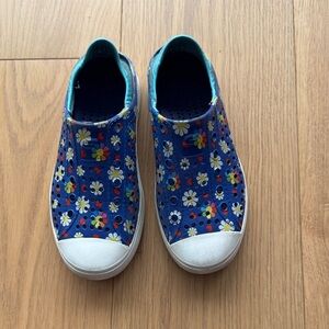 Skechers Girls Blue Floral Slip-On Water Shoes